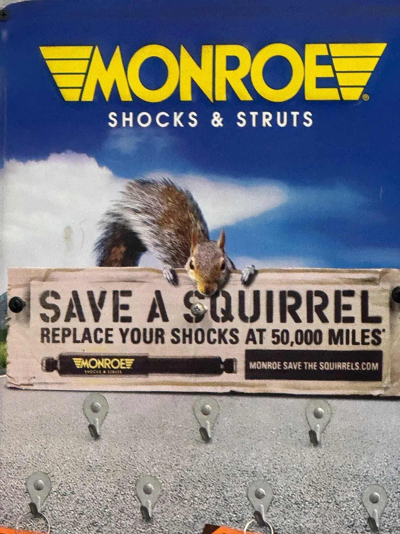 Monroe board with customer repair tags