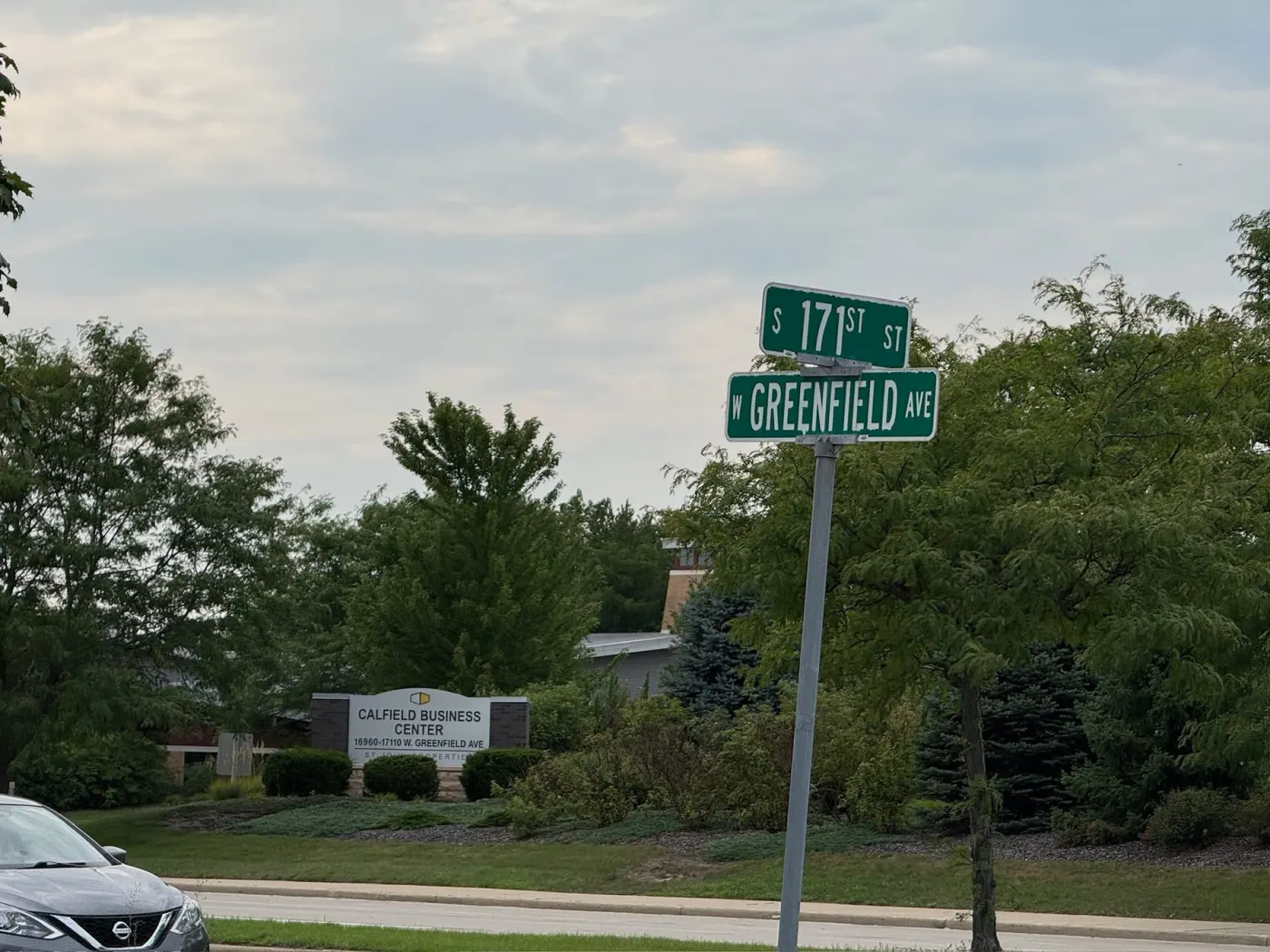 Corner of South 171st Street and West Greenfield Avenue